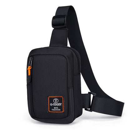 Fashionable Men's Small Shoulder Bag, High-quality and Durable Oxford Cloth Handbag, Portable Crossbody Bag, Flap Mini Waist Bag