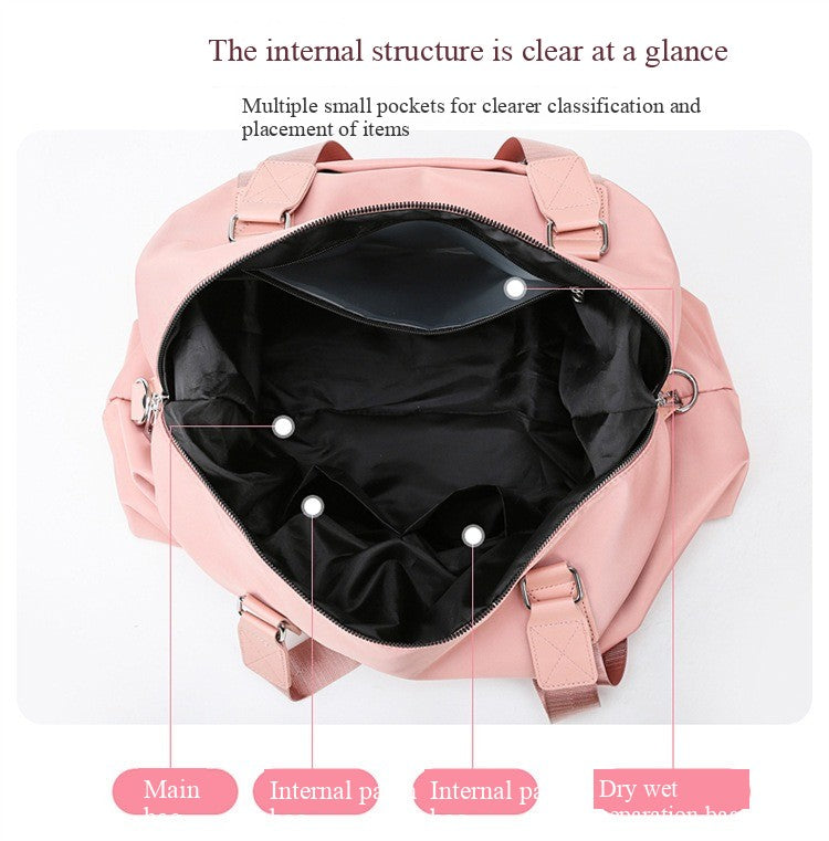 Large Gym Bag with Wet Dry Compartment | Sport Duffel for Women Men | Travel Tote