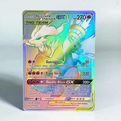 Pokemon Ancient Mew Collection Card Mew Classic Limited Anime Cards Zekrom Reshiram Victini Holographic Proxy Card Gift Toys