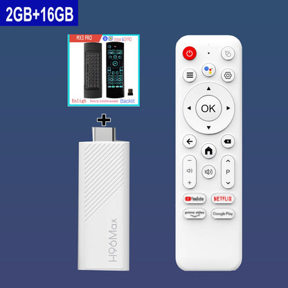 Android TV Stick Allwinner H313 Quad Core 4K Wifi6 BT Voice Assistant Remote Control Game Media Player Smart TV Box H96 Max