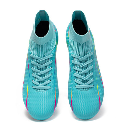 Unisex Soccer Cleats With FG Studs And TF Blades Options For Natural Grass Turf Indoor Superior Traction Anti Slip Grippy Soles