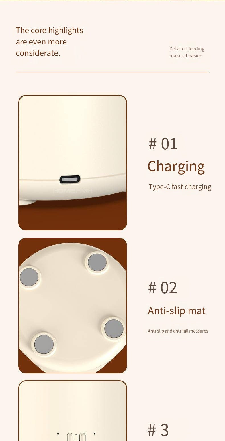 Electric Milk Bottle Shaker, USB Smart Intelligent Milk Powder Mixer, Lithium battery, Baby Formula Maker, Divine Device