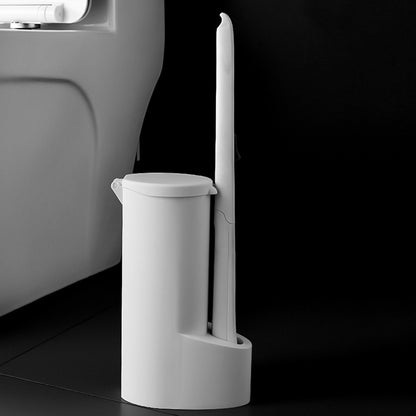 Wall-mounted Disposable Toilet Brush Cleaner with 8/16/24PCS Brush Head Bathroom Long Handle Cleaning Brush Toilet Accessories