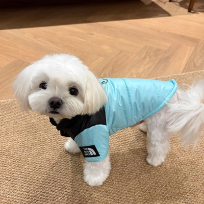 Casaco de Algodão Quente para Pets Roupas para Cães de Duas Pernas Engrossadas Jaqueta de Inverno para Cães Pequenos e Médios Teddy Roupas Fofas de Inverno