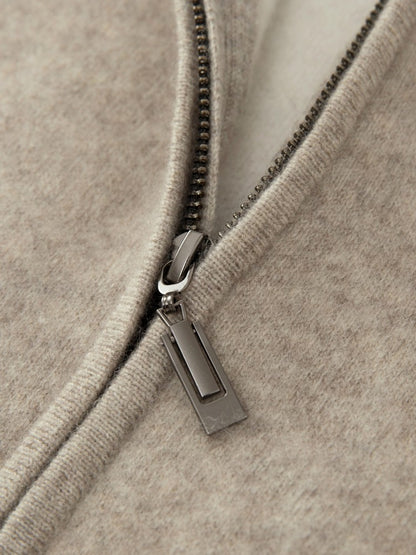 ADDONEE Men's 100% Wool Hoodie Cardigan Straights Leg Pants Set Autumn Winter Thick Cashmere Knitwear Sweater Trousers Suit