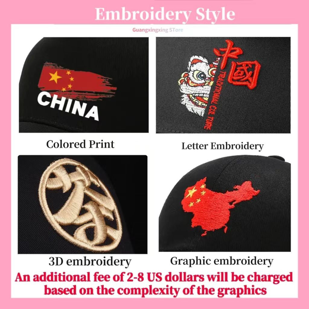 Customized logo baseball cap with the same design for men and women DIY picture printing custom 3D embroidery hat wholesale