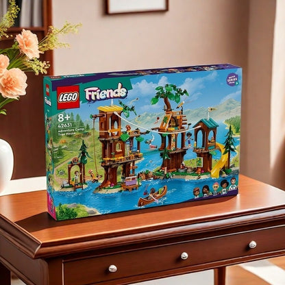 42631 LEGO Friends A Casa da Árvore do Acampamento de Aventura? Presente Incrível para Meninas e Meninos a partir de 8 Anos