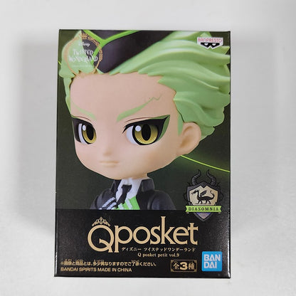 Genuine Bandai Q posket Series Disney Twisted Leona Jack Ruggie Wonderland Azul Ashengrotto Colecionáveis Brinquedos de Modelo Presente