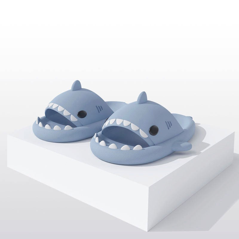 Children Slippers Cartoon Shark Sandals Summer Boys Girls Baby Kids Shoes Soft Sole Anti-Slip