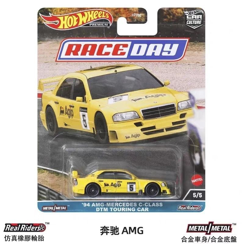 Miniatura Hot Wheels Edição Limitada Carro Esportivo de Liga Leve Série Race Day Coleção de Carrinhos de Brinquedo Modelo de Alta Qualidade Presentes Infantis de Feriado