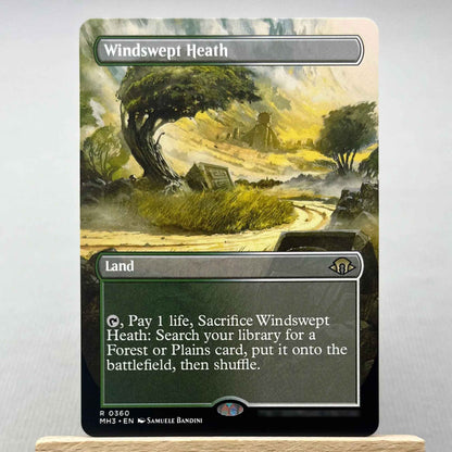 MH3 MH2 HOLO10-03 TCG Cartas Mágicas para Proxy de Jogo Caseiro terreno de busca Marsh Flats a Arid Mesa Misty Rainforest gathering