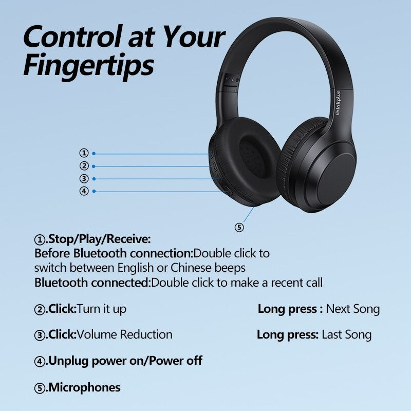 Fone de ouvido Lenovo Thinkplus TH10 TWS Estéreo com baixa latência e longa duração para jogos, fones de ouvido Bluetooth para música com microfone