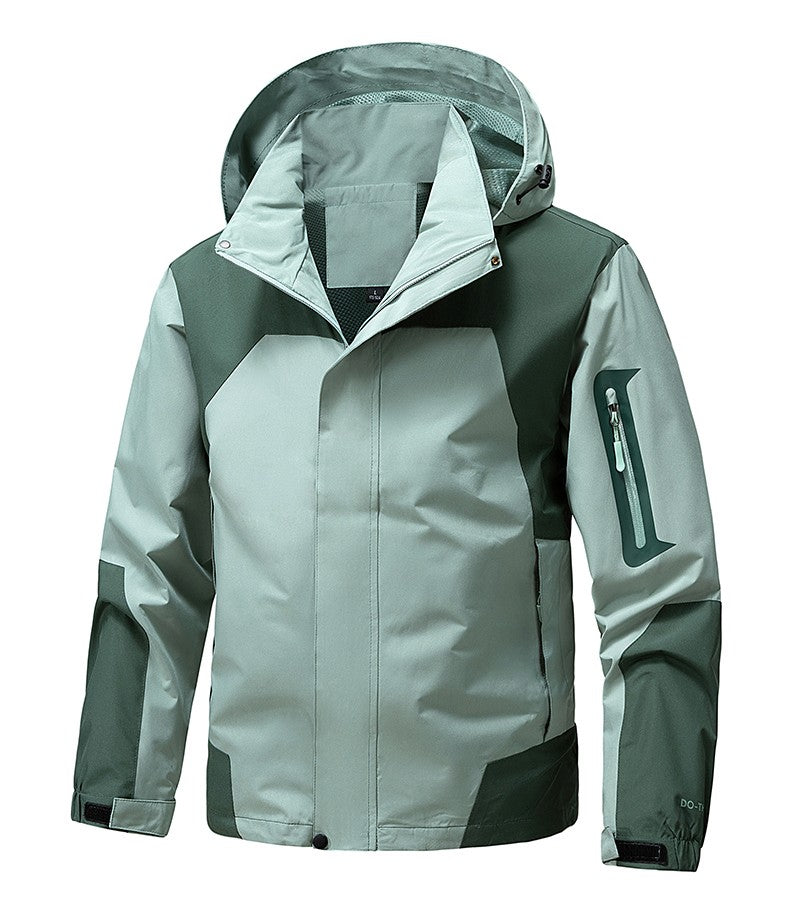 CHRLCK Unisex Waterproof Running Jackets Windproof Windbreakers Spring Autumn Women Hiking Camping Fishing Trekking Coats