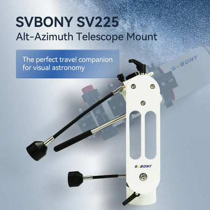 Conjunto de Telescópio Refrator Acromático Svbony SV48P 102mm para Fotografia e Observação Astronômica de Céu Profundo