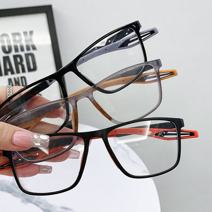 Unisex Ultralight Silicone TR Sports Myopia Glasses Anti Blue Light Men Basketball Anti-Shedding Eyewear Prescription Eyeglasses