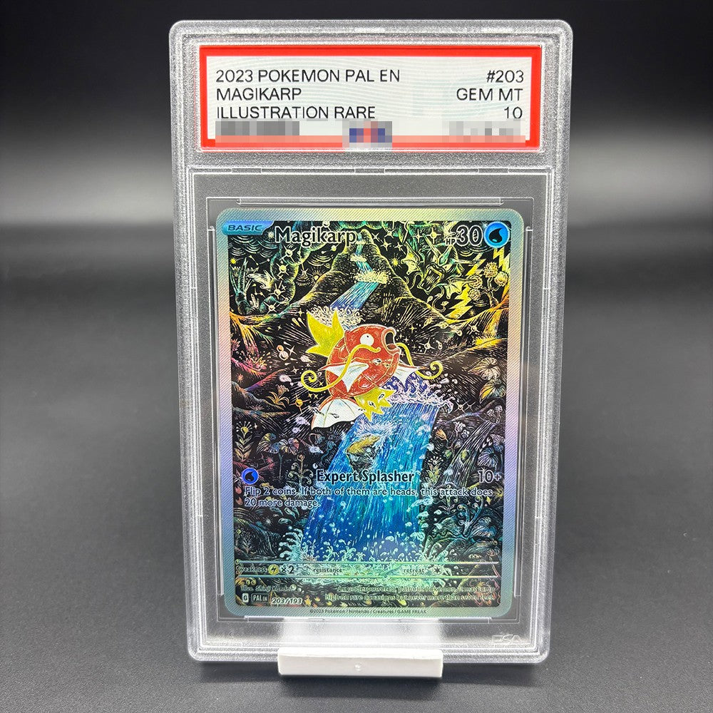 Cartão de Avaliação Versão Inglesa DIY PTCG PIKACHU CHARIZARD MEW Cartão de Coleção Cópia Cartão de Avaliação 10 Pontos Presente de Anime e Jogo