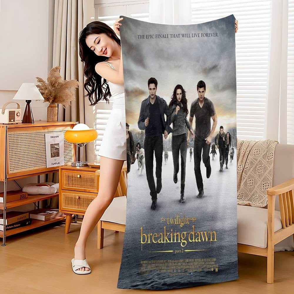 Movie Twilight Cartoon Beach Towel Cute Kawaii Room Decor Bath Girls Children Hand Towels For Bathroom Shower