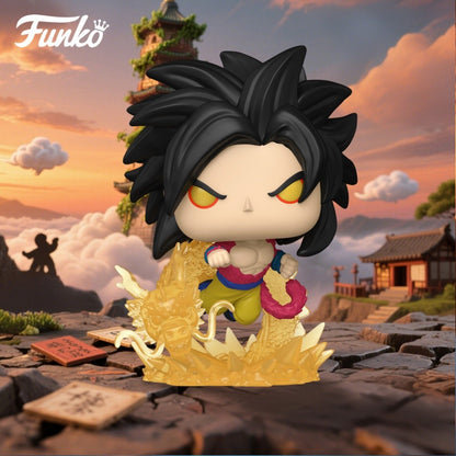 Boneco de Anime Super Saiyajin 4 Série Goku Goku Vegeta Gogeta Android 17 Modelo Boneca Funko Pop Edição Limitada Presentes de Brinquedo Originais