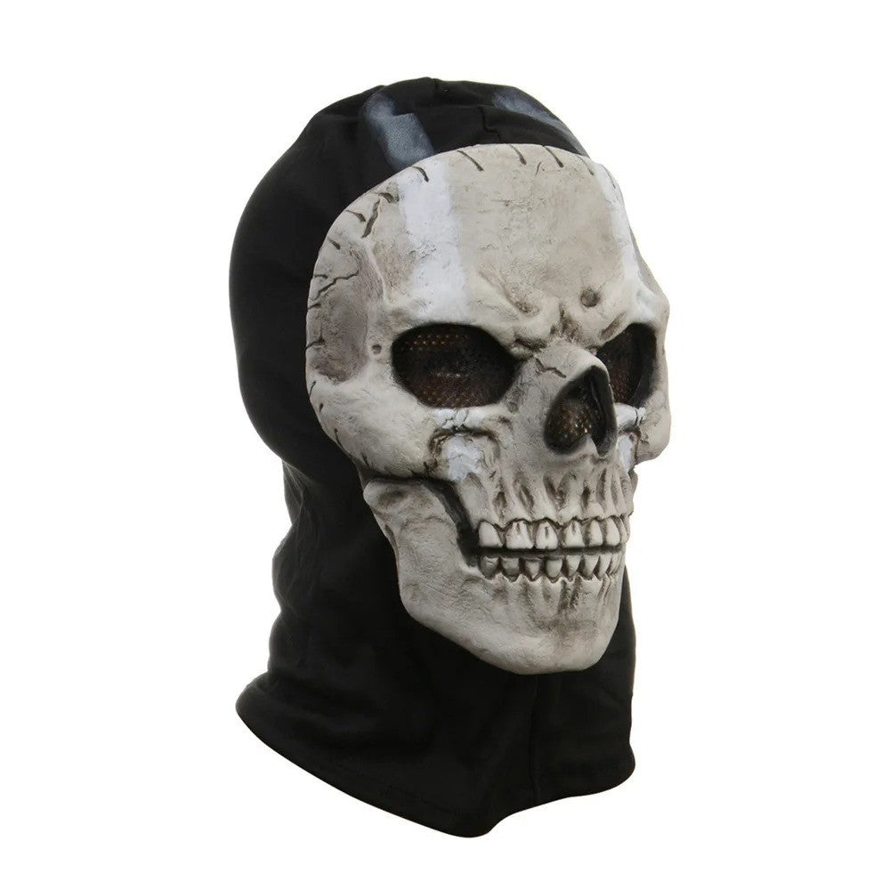 Unisex Cosplay Halloween Horror Ghost Skull Mask Latex Headgear Helmet Cosplay Perform Party Masquerade Prop