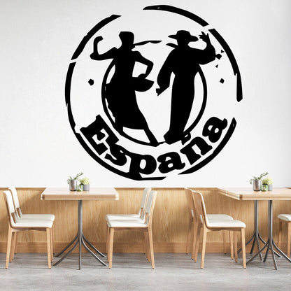 1 pc new Spanish sentence Wall Sticker Removable Wall Stickers Diy Wallpaper For Baby's Rooms Removable Decor Wall Decals