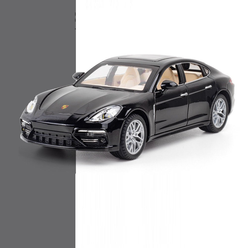 1:24 Scale Panamera Miniature Car Model Toys Alloy Diecast with 6 Doors Opened Pull Back Toy Vehicles for Kids Birthday Gift