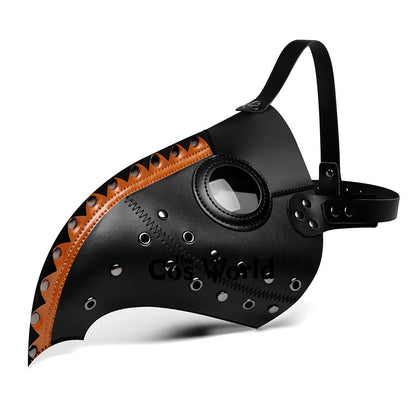 Halloween Plague Doctor Mask Steampunk Gothic Bird Beak Props for Party Carnival Cosplay Costumes Masquerade