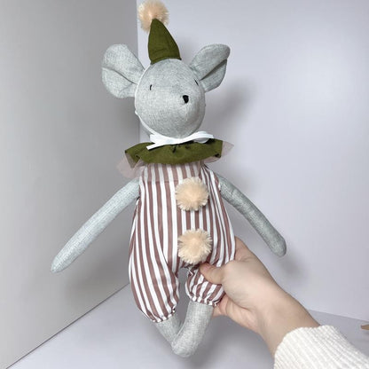 2025 Baby Plush Toy Comforts Sleeping Cute Rabbit, Bear, Mouse Baby Girl Doll, Cloth Doll Doll