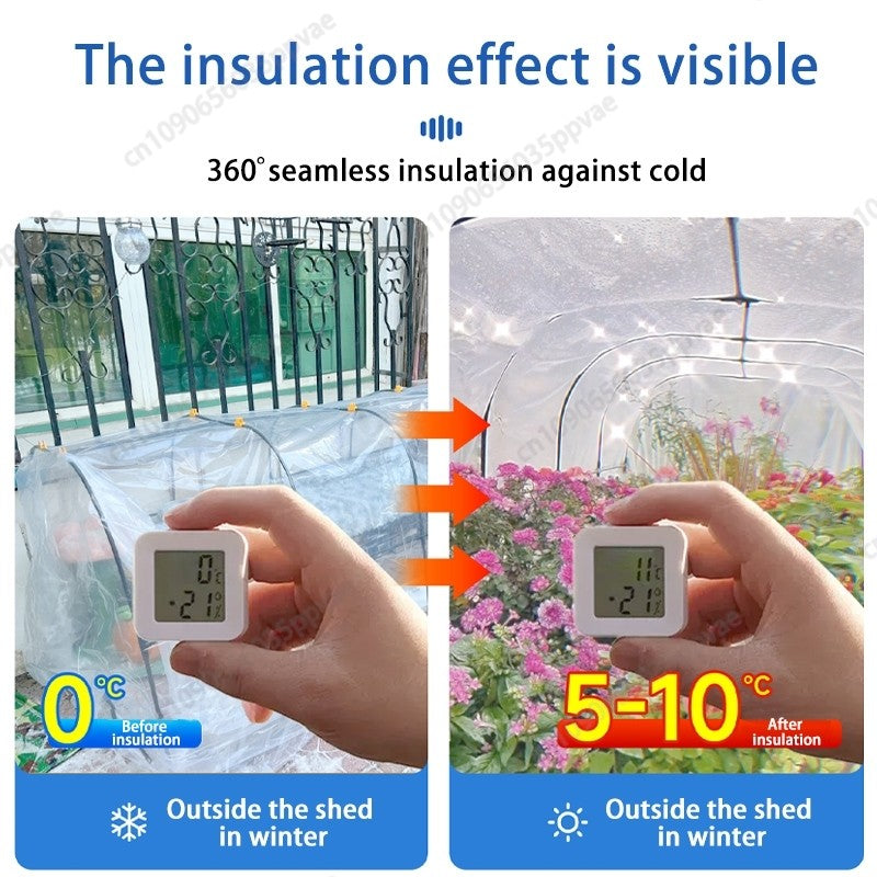 Winter Proof Greenhouse For Plants With Thermal Cover And Sunlight Protection Perfect For Balcony Garden Use And Outdoor Plant
