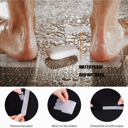 New Anti-Slip Strips Shower Stickers Bath Safety Strips Transparent Non Slip Strips Stickers for Bathtubs Showers Stairs Floors