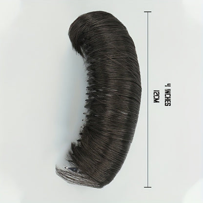 Franja Invisível de Cabelo Sintético, Almofada de Cabelo Liso Alto para Pentear para Cima, Acessórios de Cabelo Falso, Extensão de Cabelo Natural para Peruca Feminina