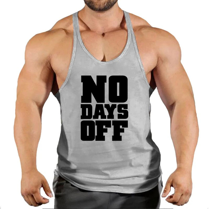 Summer Y Back Gym Stringer Tank Top Men Cotton Clothing Bodybuilding Sleeveless Shirt Fitness Vest Muscle Singlets Workout Tank
