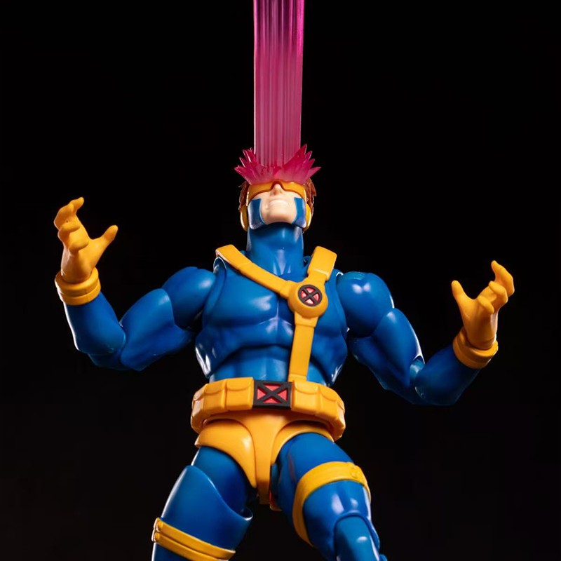 Genuine BANDAI S.H.Figuarts X-Men Scott Summers Cyclops GAMERVERSE Anime Action Figure Modelo Colecionável Presente Infantil