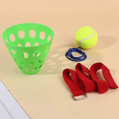 1/2/3Sets Swinging Game Hanging Ball Toss Game For Birthday Party Christmas Holiday Family Outdoor Activities Wedding Gifts