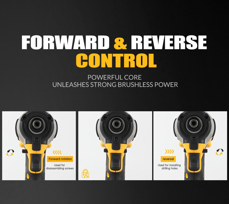 DEWALT DCF850 20V Parafusadeira de Impacto Brushless de Íon de Lítio - Parafusadeira Elétrica de Alto Torque, Ferramenta Elétrica Profissional
