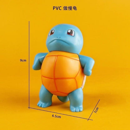 Bulbasaur Squirtle Anime Bonecos de Ação PVC Coleção Decoração de Mesa Enfeites de Modelo Brinquedos para Crianças Presente de Aniversário