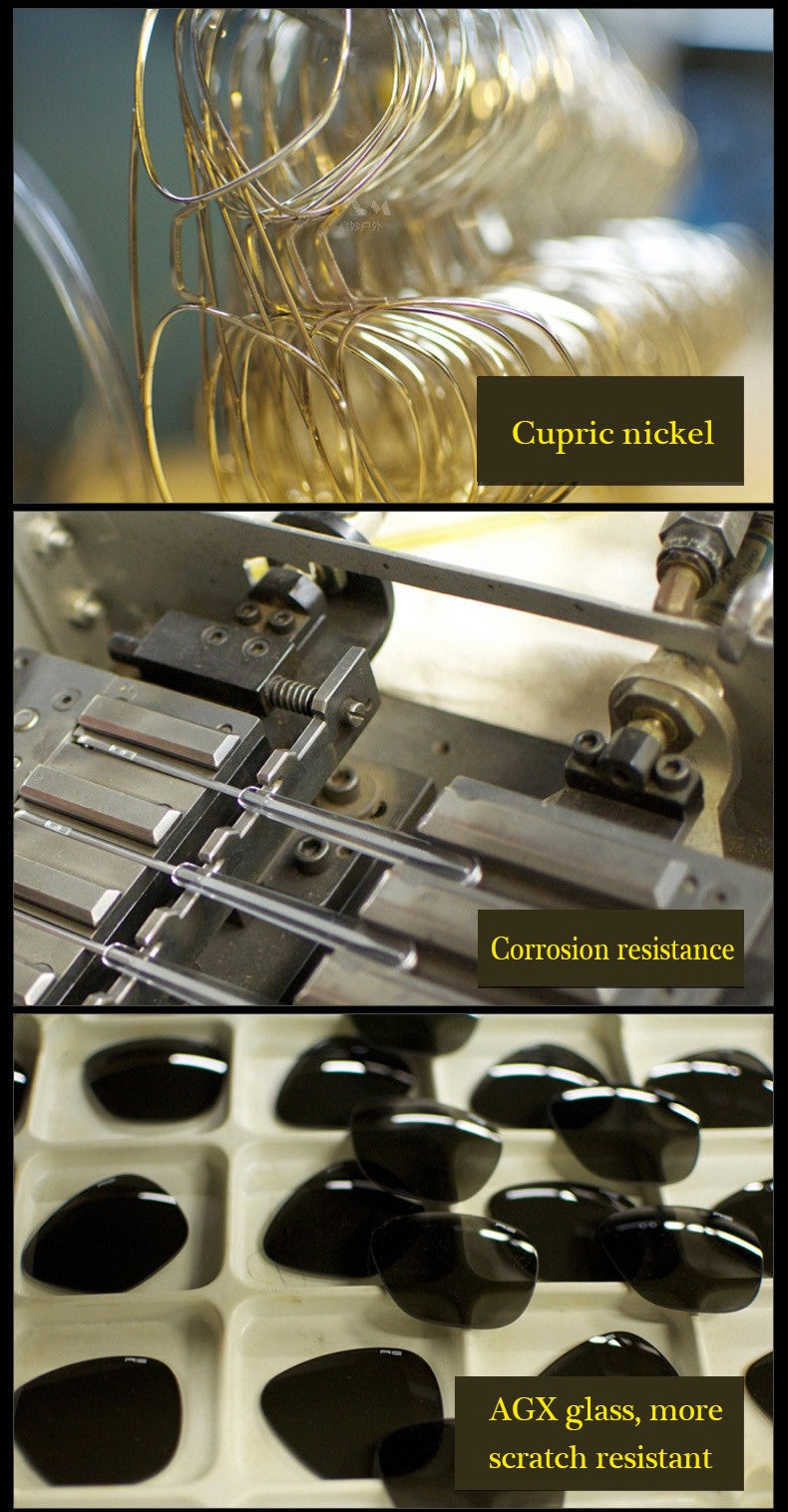 RE Sunglasses Man USA Army Military Aviation Pilot Sunglasses Woman Glass Lens Luxury Brand Retro Titanium Frame High Quality