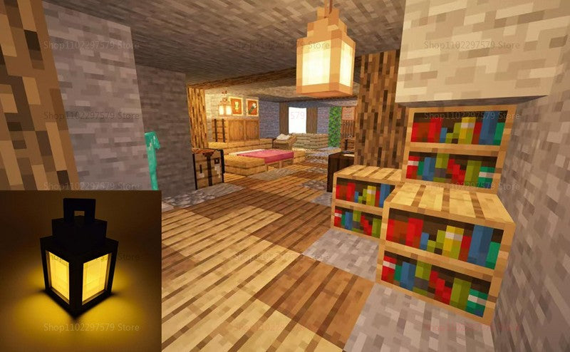 16 Color Wall Mounted Night Light with Remote Rechargeable LED Bedside Lantern Pixel Lantern Mood Light for Kids Bedroom Living