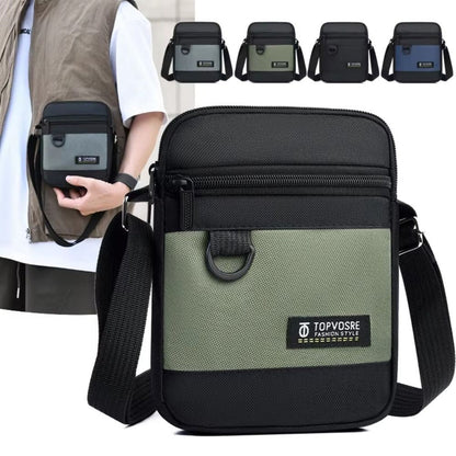 New Oxford Cloth Men Shoulder Bag Waterproof Large Capacity Crossbody Bag Comfortable Portable Messenger Bag Outdoor