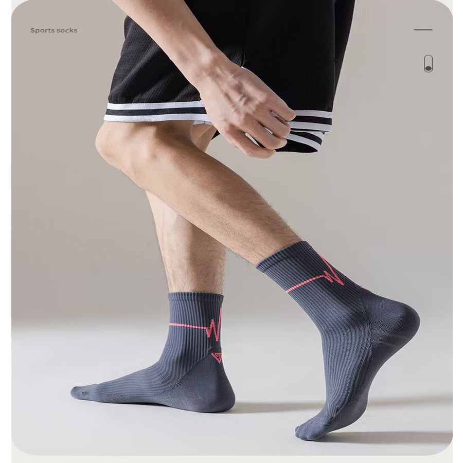 1/3Pair Professional Running Socks Men's Women Marathon Whiteline Cycling Socks Men Lady Sport Running Sports Socks