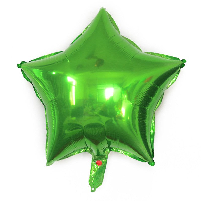 10pcs 18inch Star Foil Balloons Helium Balloon Children toy Gift 1st Birthday Party Wedding Decorations kids Globos Baby Shower