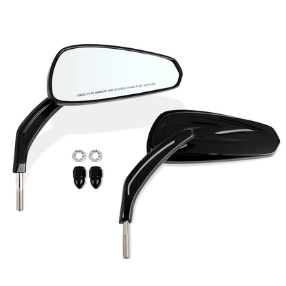 Espelhos Retrovisores Laterais de Guidão 5/16" para Motocicletas Harley Honda Davidson Sportster Fat Boy FLSTF Road King Street Glide 88-24