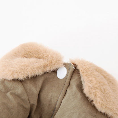 Jaqueta Fashion para Cães Down, Jaqueta de Inverno Quente para Cães, Estampa de Urso, Jaqueta para Cachorros, Casaco Macio e Fofo para Gatos, Roupas para Cães Bulldog Francês