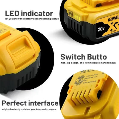 Furadeira de Impacto sem Fio sem Escovas DEWALT DCD805 20V Max Parafusadeira Elétrica Portátil Multifuncional