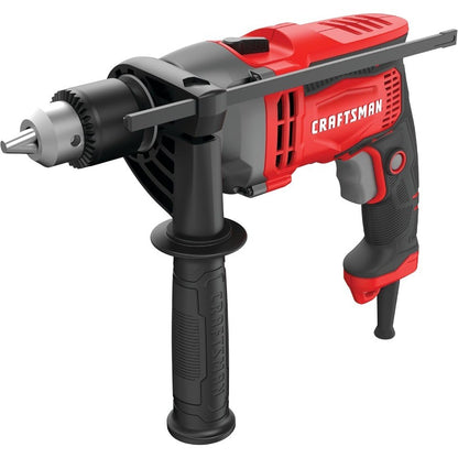 Furadeira de Impacto Profissional de 1/2 polegada com Motor de 7 Amperes para Construção Pesada e Projetos de Faça Você Mesmo com Alto Torque e Durabilidade
