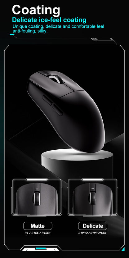 ATK VXE R1 Pro MAX Dragonfly R1 Bluetooth Gaming Mouse PAW3395 2.4G Wireless E-sports Mice Rechargeable Lightweight Ergonomic