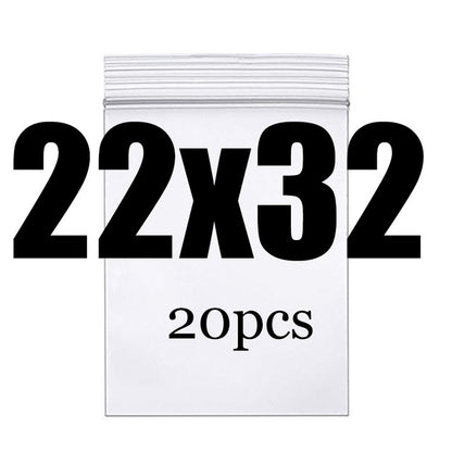 Clear Thick Zip Lock Ziplock Storage Bags Heavy-Duty Transparent Plastic Zip Package Small Jewelry Packing Reclosable Poly Pouch