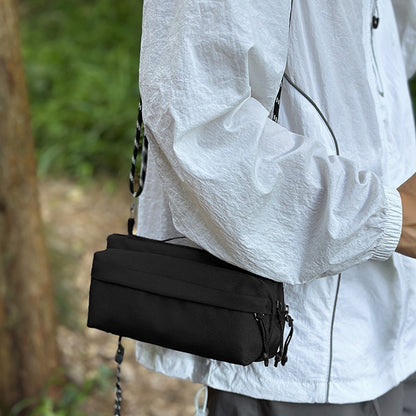 Men's Crossbody Bag, Casual Large-Capacity Daily Travel Water Bottle Umbrella Shoulder Bag, Lightweight Sports Phone Bag