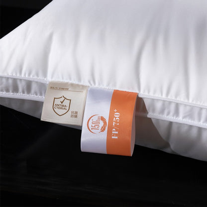 95% Pure Goose Down Pillow 1200TC Anti - Drill Pima Fabric 1000 Cleanliness 1000+ Loft Multiple Sizes (50x70cm etc.)