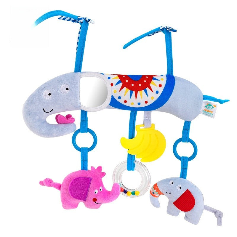 Brinquedos de Arco para Carrinho de Bebê, Brinquedo para Pendurar no Assento do Carro, Pelúcia Macia para Bebês com Som de Sinos de Vento, Bonecos para Bebês, Presente para Recém-Nascidos