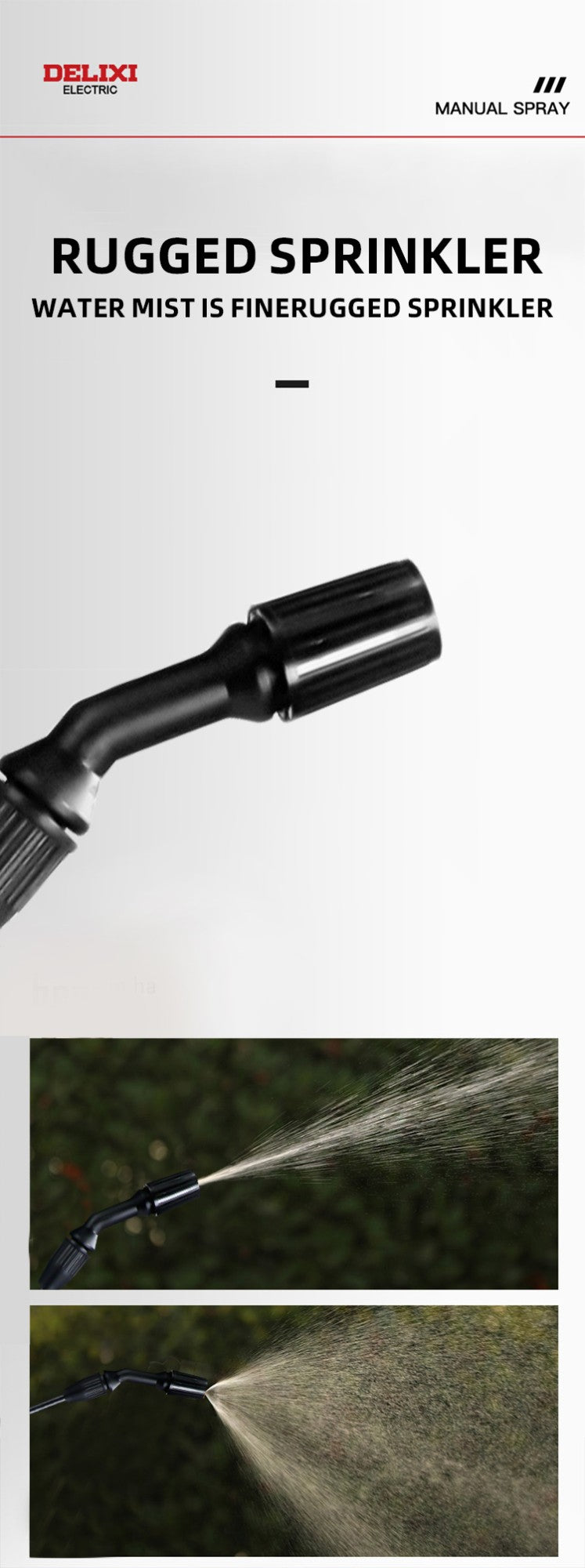 DELIXI ELECTRIC 3/5/8L Garden Sprayer Hand Pump Pressure Sprayer,Multi-Purpose Hand Pressure Garden Sprayer,for Lawn Garden